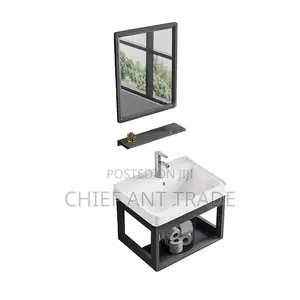 Cabinet Wash Hand Basin + Mirror. 4336