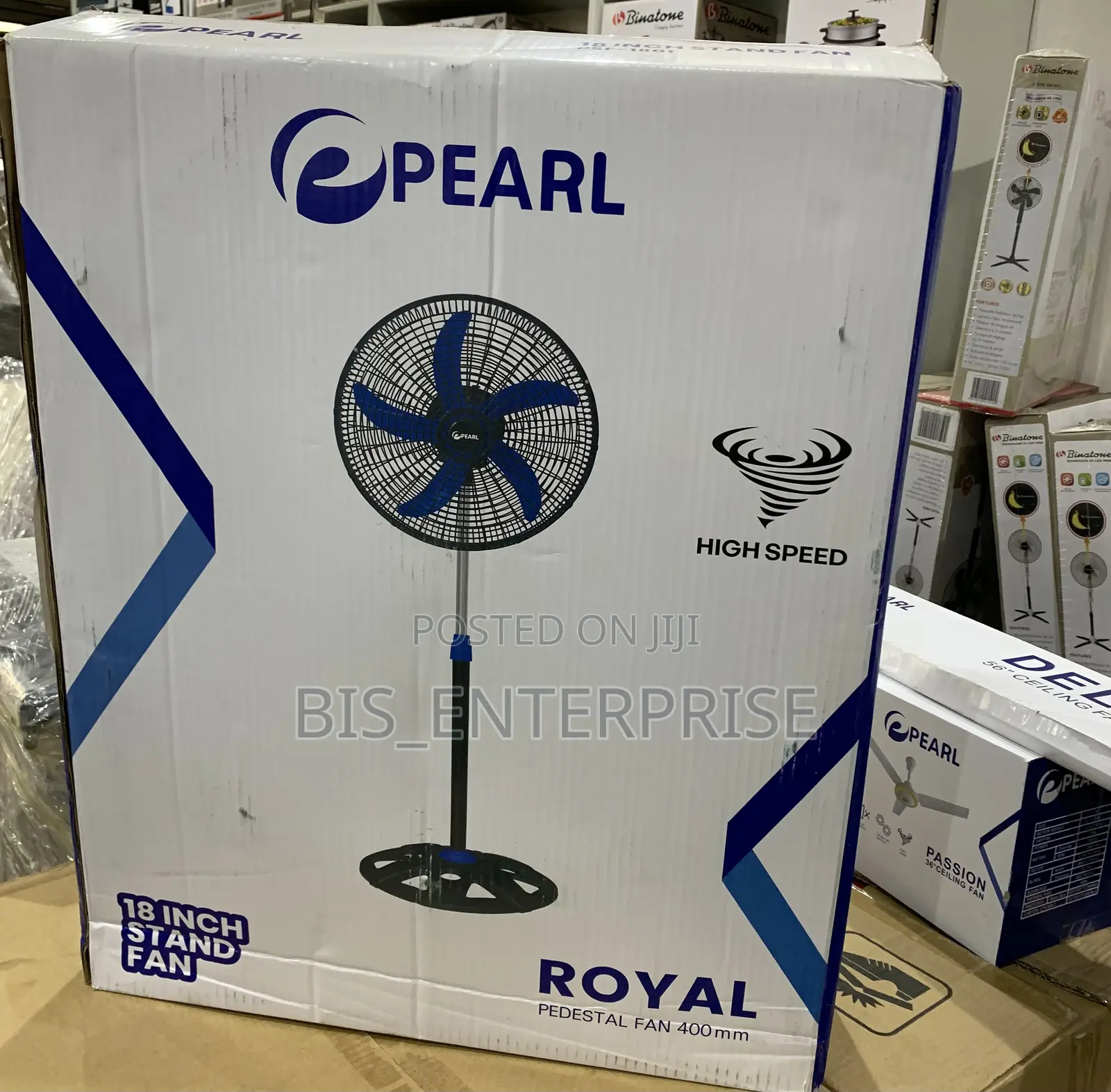 Pearl Standing Fan 18”