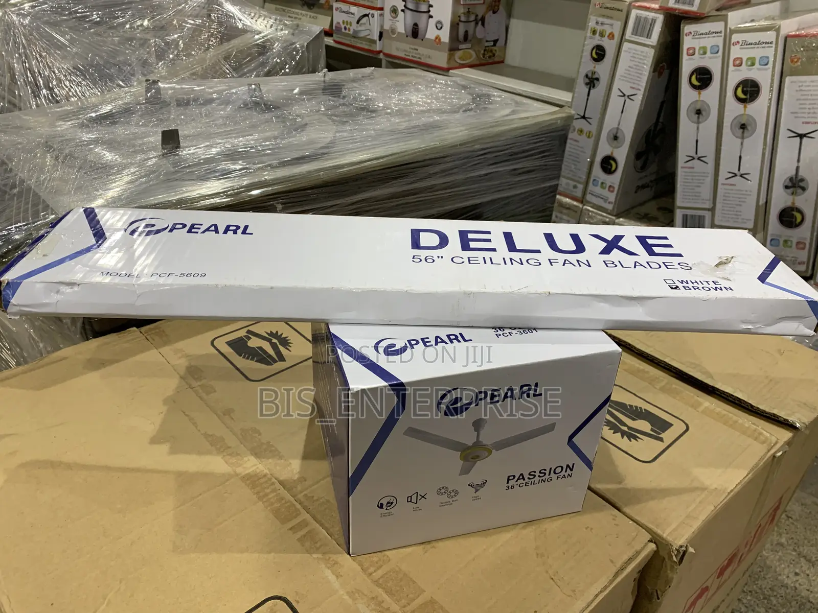 Pearl Ceiling Fan Medium and Long