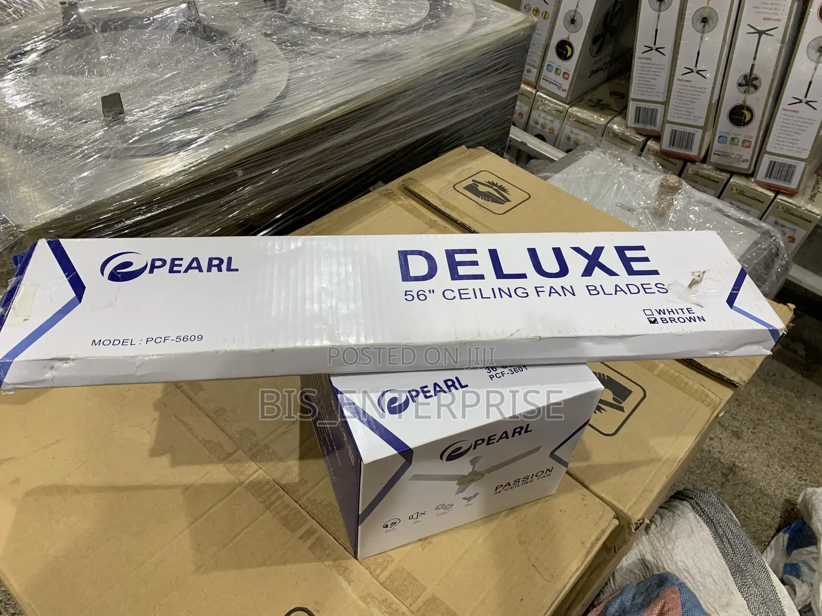Pearl Ceiling Fan Medium and Long