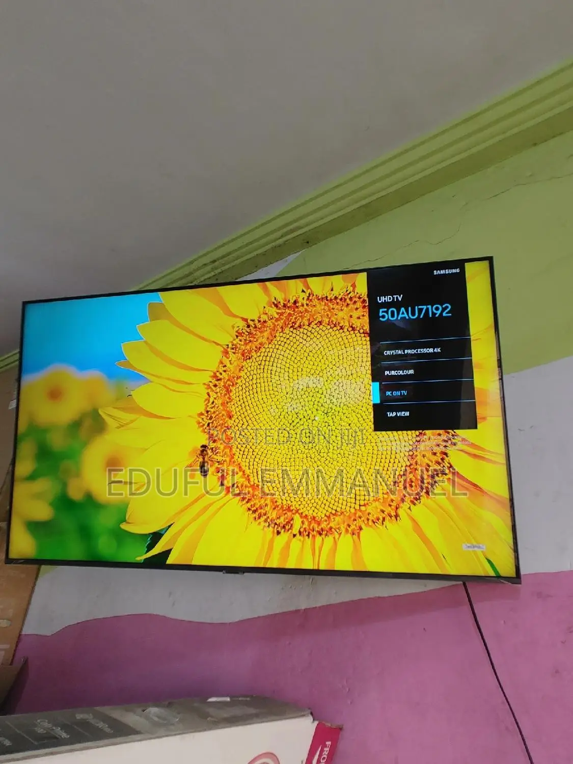 Samsung 50" Crystal Uhd Smart Au7100 HDR Netflix