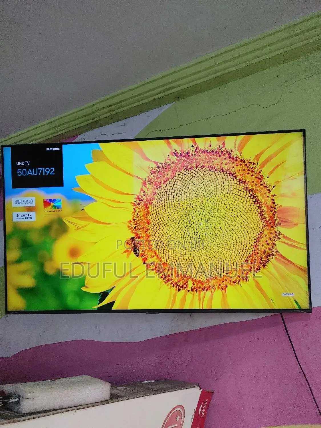 Samsung 50" Crystal Uhd Smart Au7100 HDR Netflix