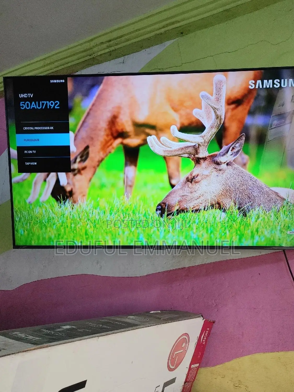 Samsung 50" Crystal Uhd Smart Au7100 HDR Netflix