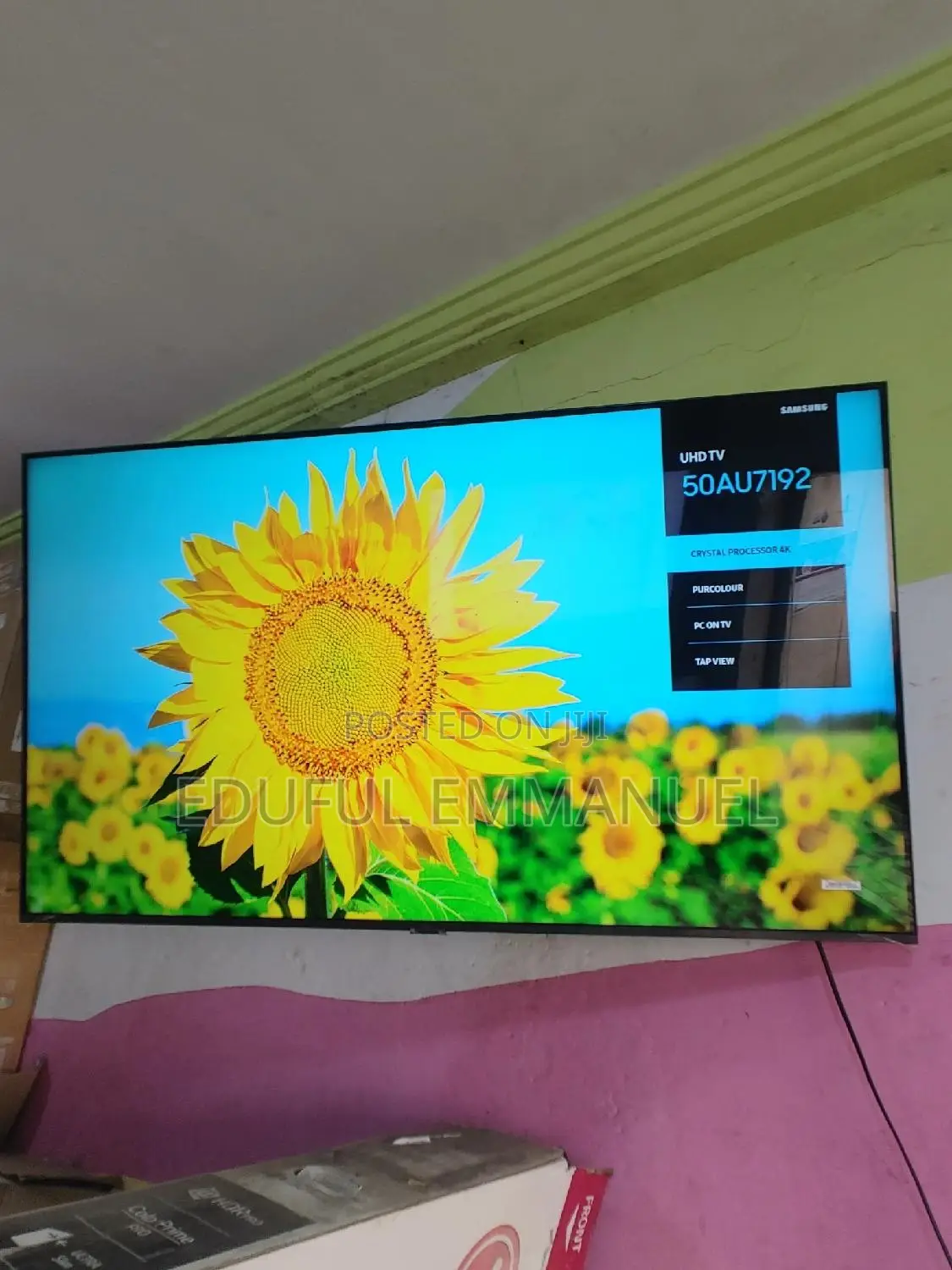 Samsung 50" Crystal Uhd Smart Au7100 HDR Netflix