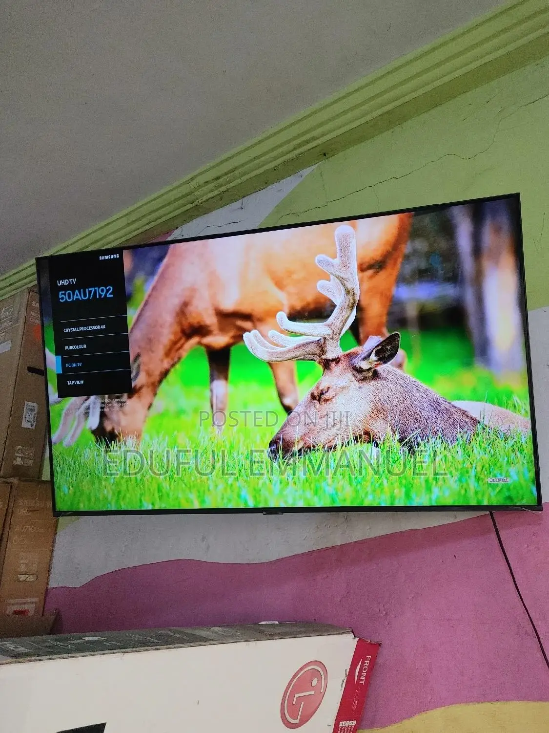 Samsung 50" Crystal Uhd Smart Au7100 HDR Netflix