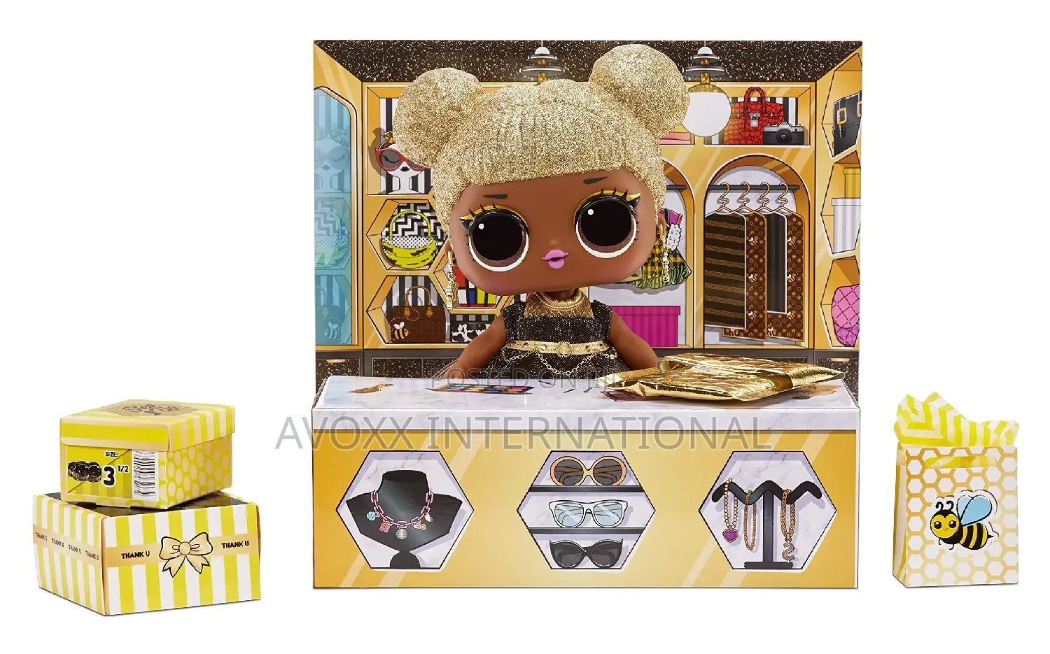 Lol Surprise Big Baby Queen Bee-11"Doll W/Colorful Surprises