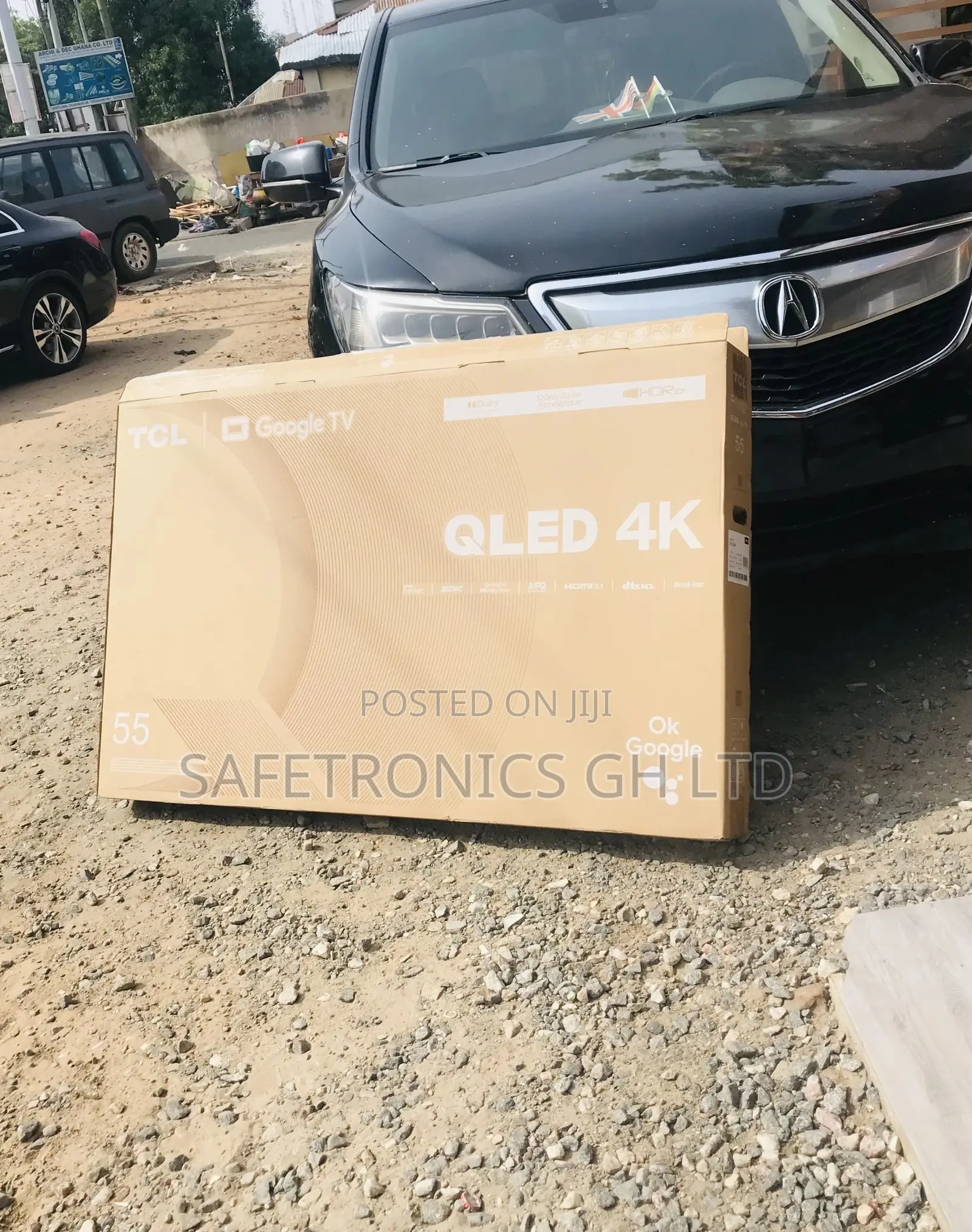 Qled C645 50 Inches  TCL Glossy Led Black Electric Tv