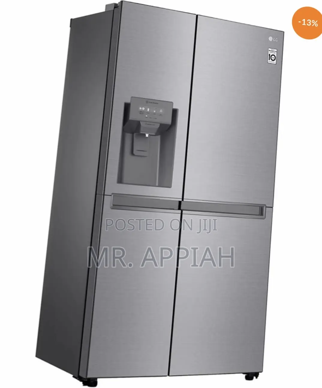 Authentic LG Side by Side Electric Refrigerator GC-L247SLKV