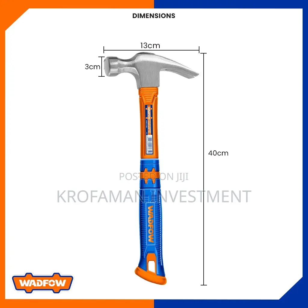 Wadfow WHM3316 Claw Hammer