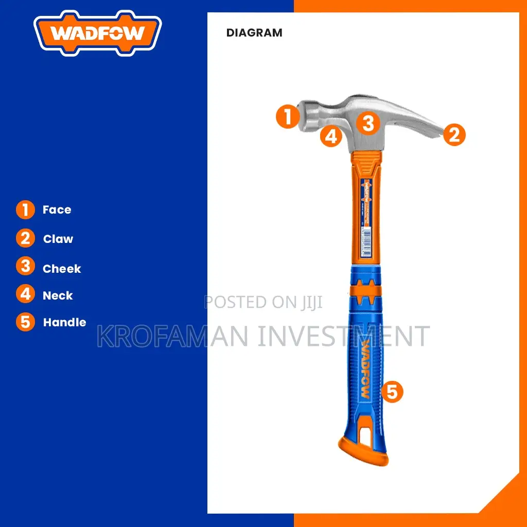 Wadfow WHM3316 Claw Hammer