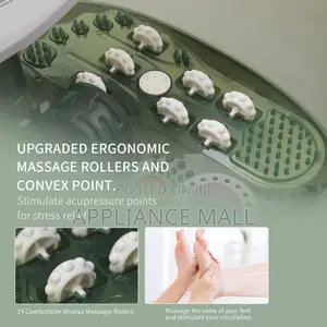 Foot Spa Massager With Heat, Bubble, Fatigue Relief