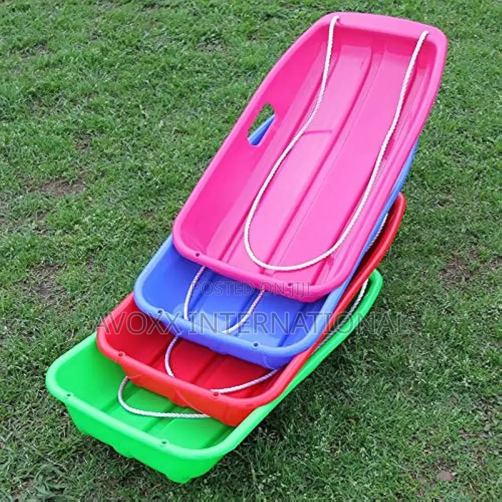 Saucer Sled , Plastic Snow Sled For Kids Adults - 4 Pieces