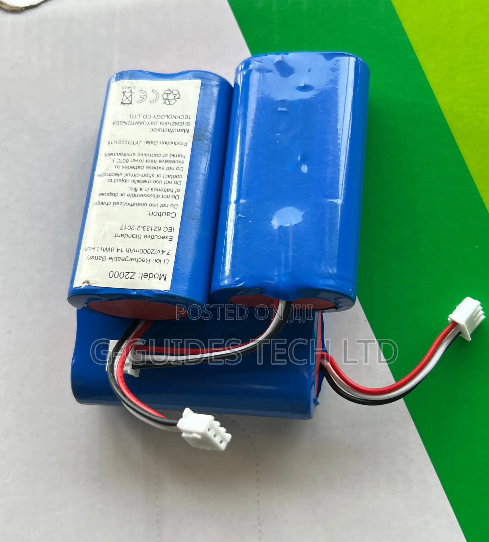 Li-Ion Rechargeable Battery 7.4v/2000mah, 4G Router Battery