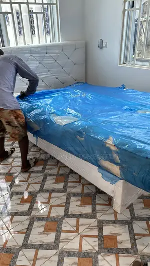 New Double Bed With Mattress Available as Seen.Free Delv