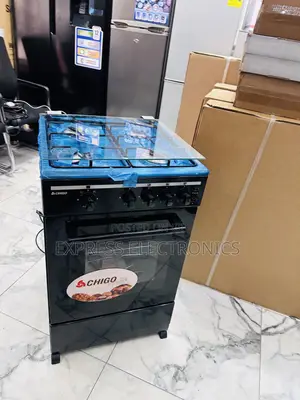 4burner Gas Cooker Oven Grill 50-50 Black.