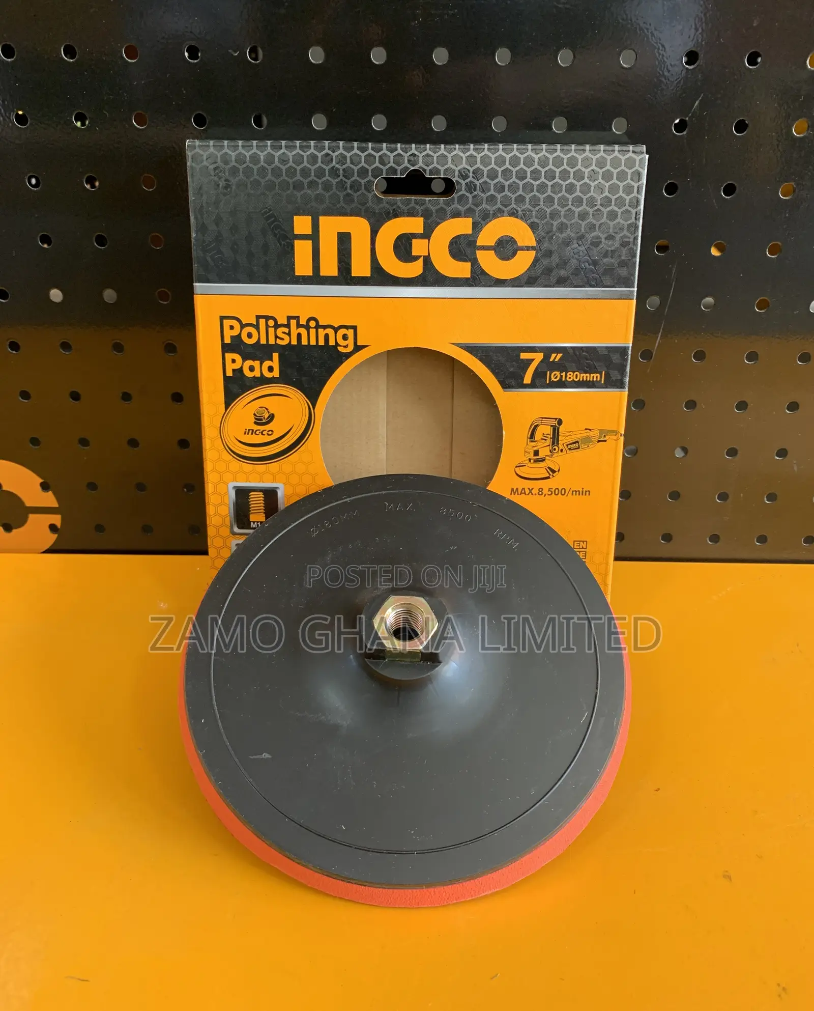 Polishing Pad With Flange 7" - App