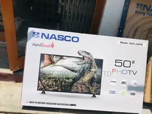 50 Inches Glossy Black Nasco Led Electric Tv
