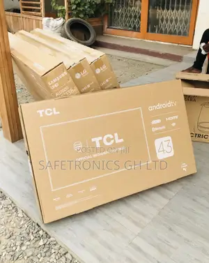 43 Inches Black Glossy Led P635 TCL Smart Electric Tv