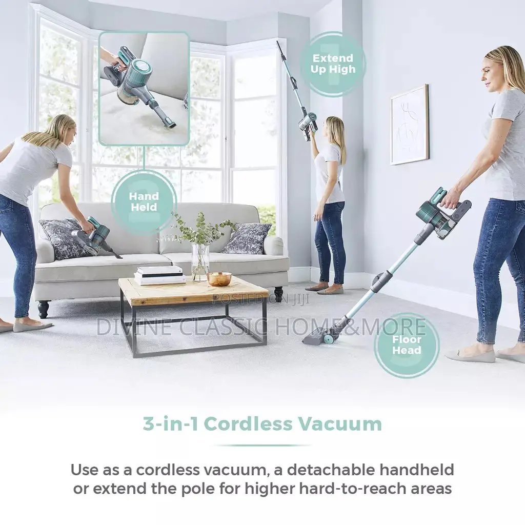 3in1 Tower Cordless Vacuum Cleaner