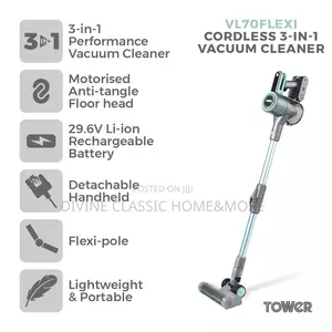 3in1 Tower Cordless Vacuum Cleaner