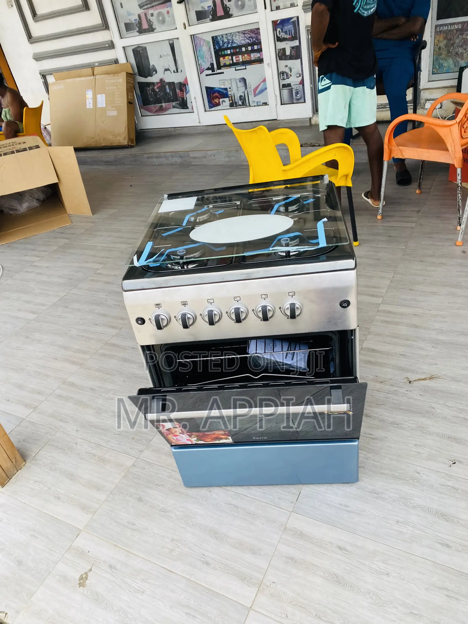 Ferre 60x60 New Light 4 Gas Burner(Gray).