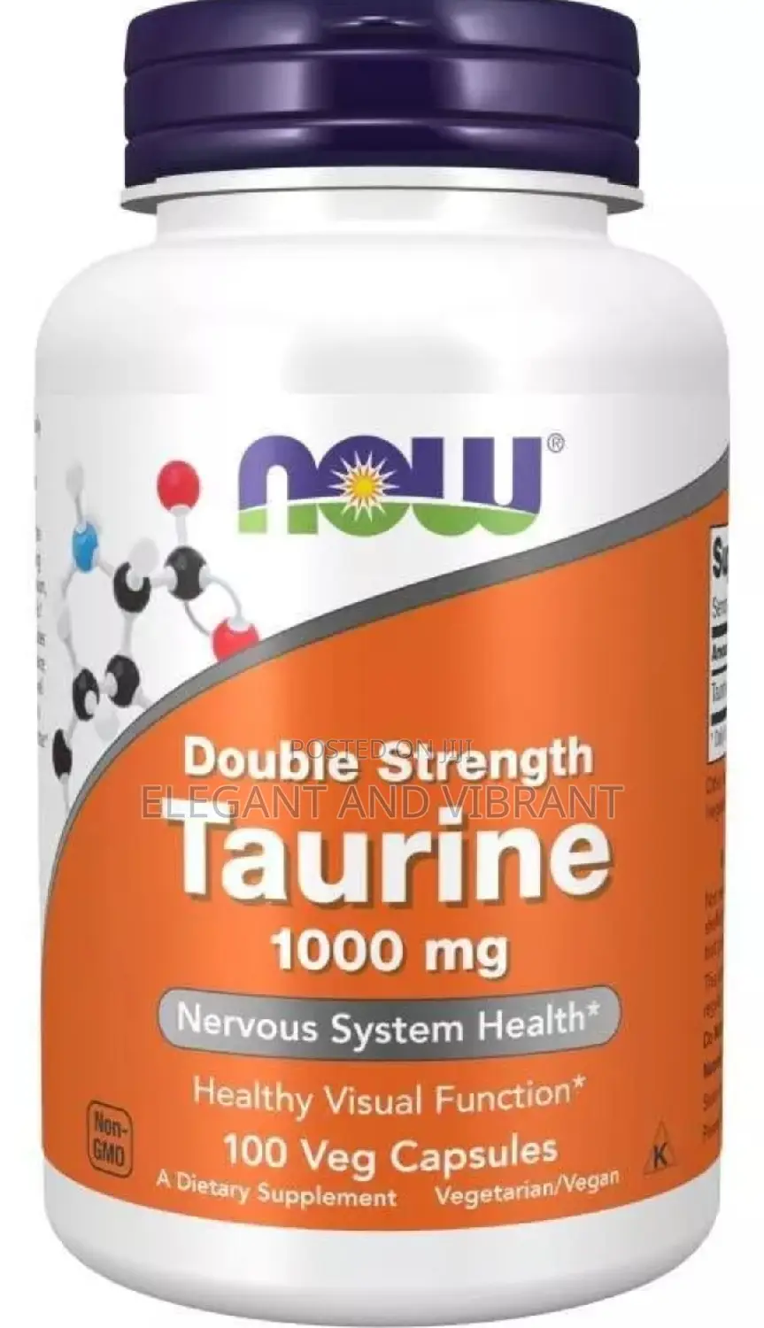 Taurine (Taurine) 1000 Mg, 100 Capsules