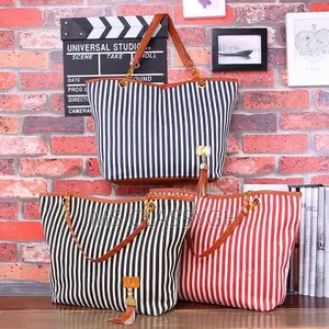 Fashion, Leisure, Large Capacity Chain Bag, Canvas Bar and S
