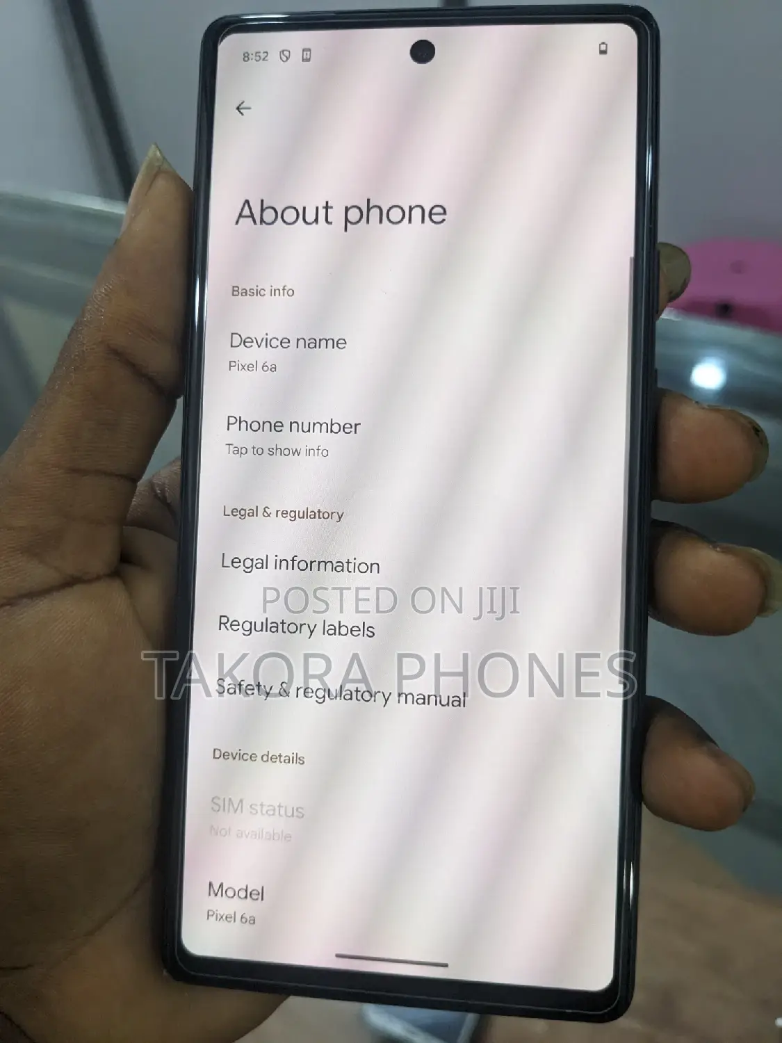 Google Pixel 6a 128 GB Black