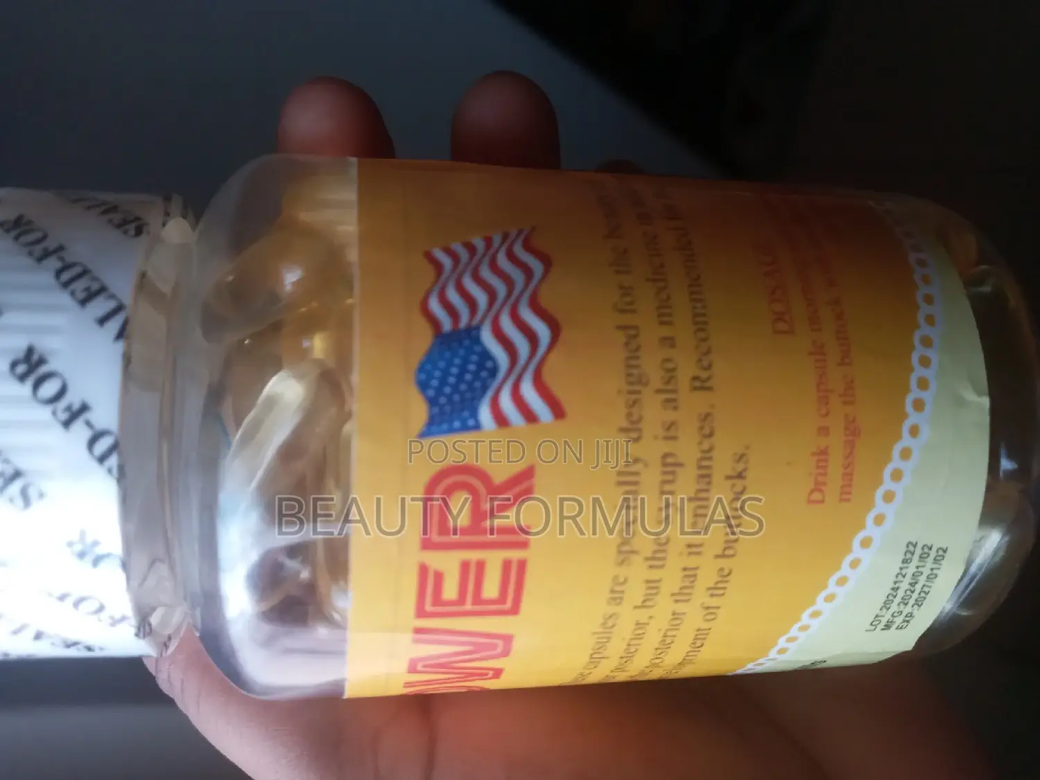 Mega Power Butt and Hip Enlargement Capsules