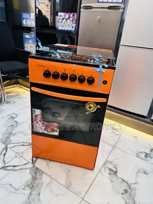 Besr Buy for Less Orange Color Gas Cooker Oven 4burner