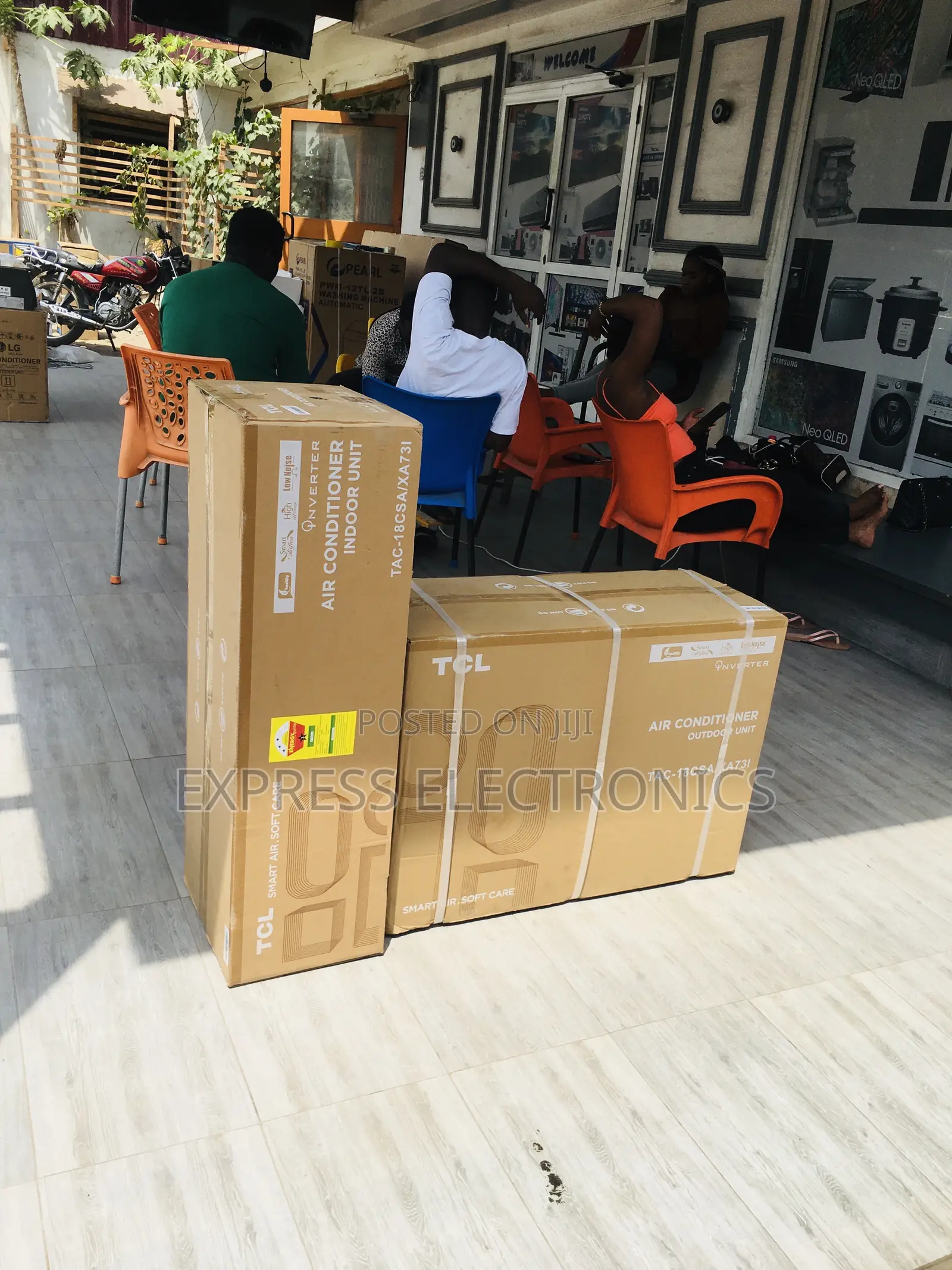 Copper Condenser Inverter 1.5hp Split R410 Gas White