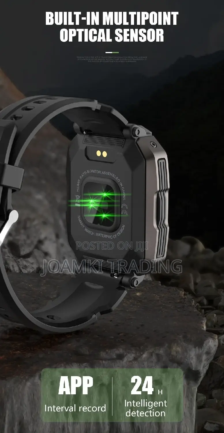 1.69" Hd Smart Watch Blutooth Call Military Grade Waterproof