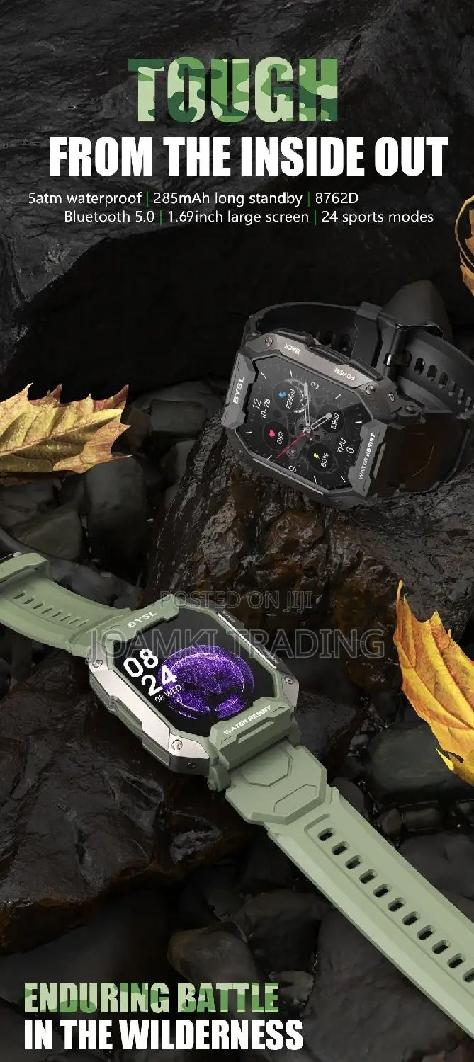 1.69" Hd Smart Watch Blutooth Call Military Grade Waterproof