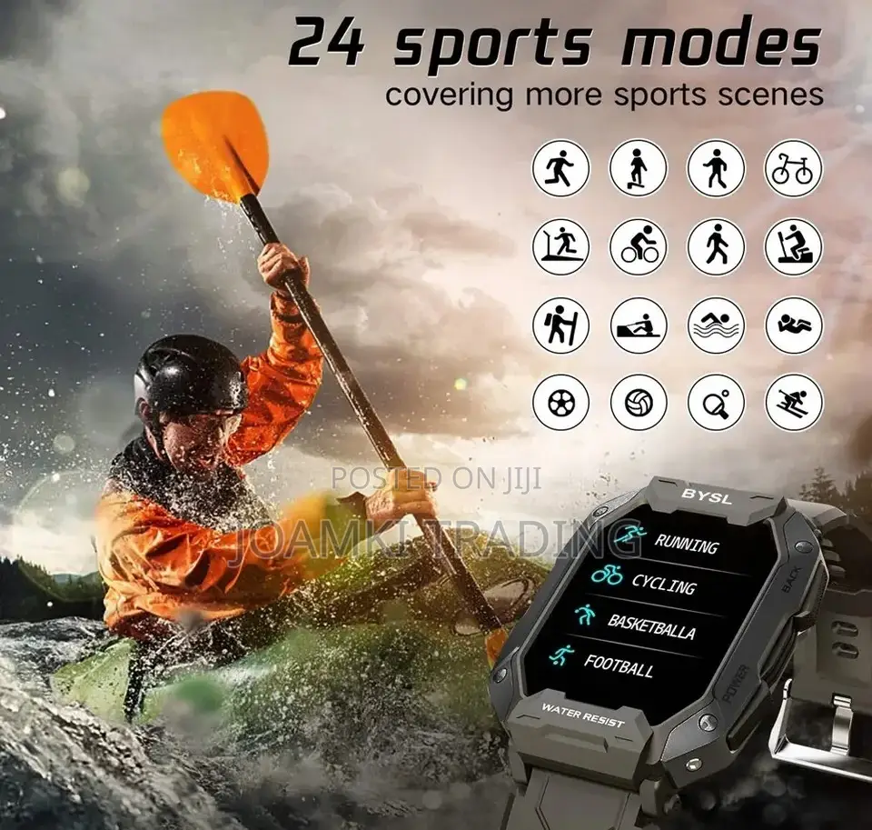 1.69" Hd Smart Watch Blutooth Call Military Grade Waterproof