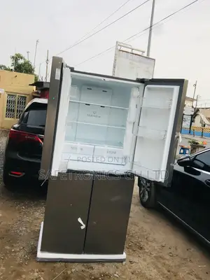 French Door Bottomfreezer Gray TCL P460CD Fridge