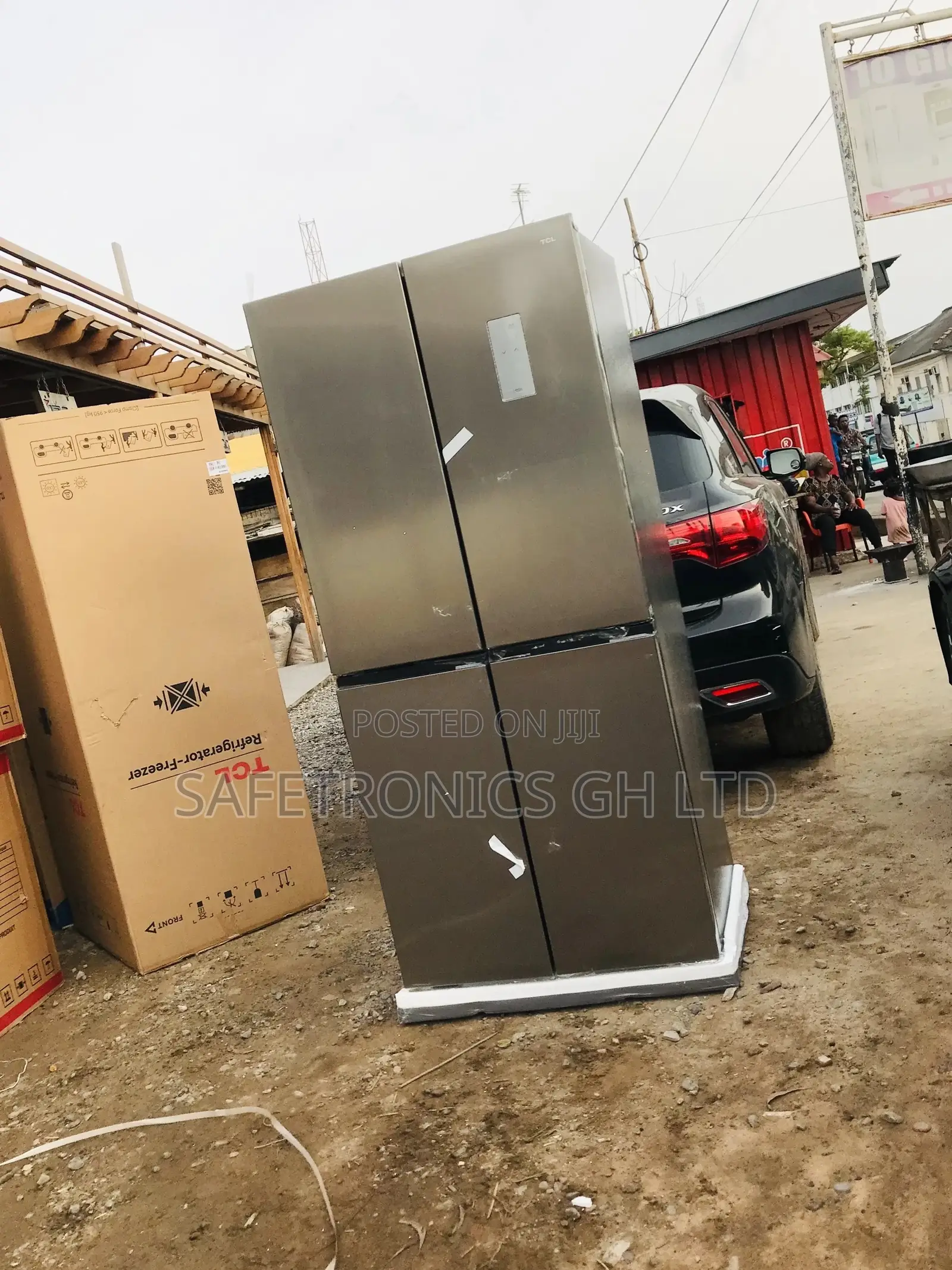 Gray P460CD TCL Bottomfreezer 4 Doors French Doors Fridge