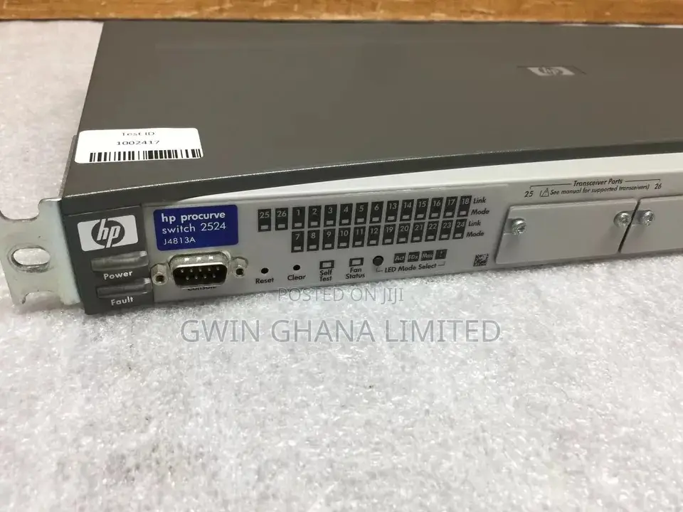 HP Procurve Switch 2524 J4813A, 24-Port 10/100mb Switch,