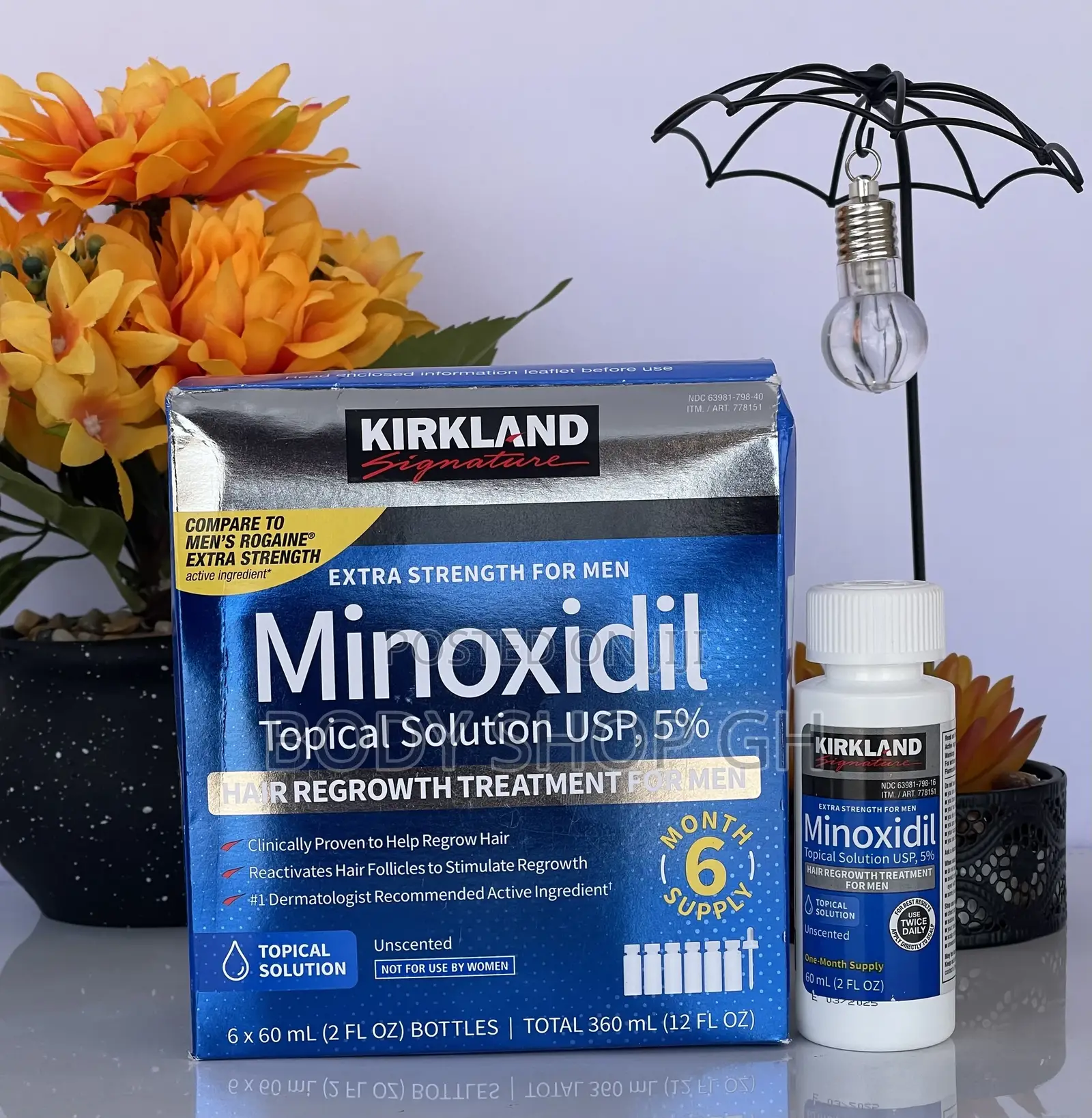 Beard Growth Oil / Original Kirkland Minoxidil / Isreal Made