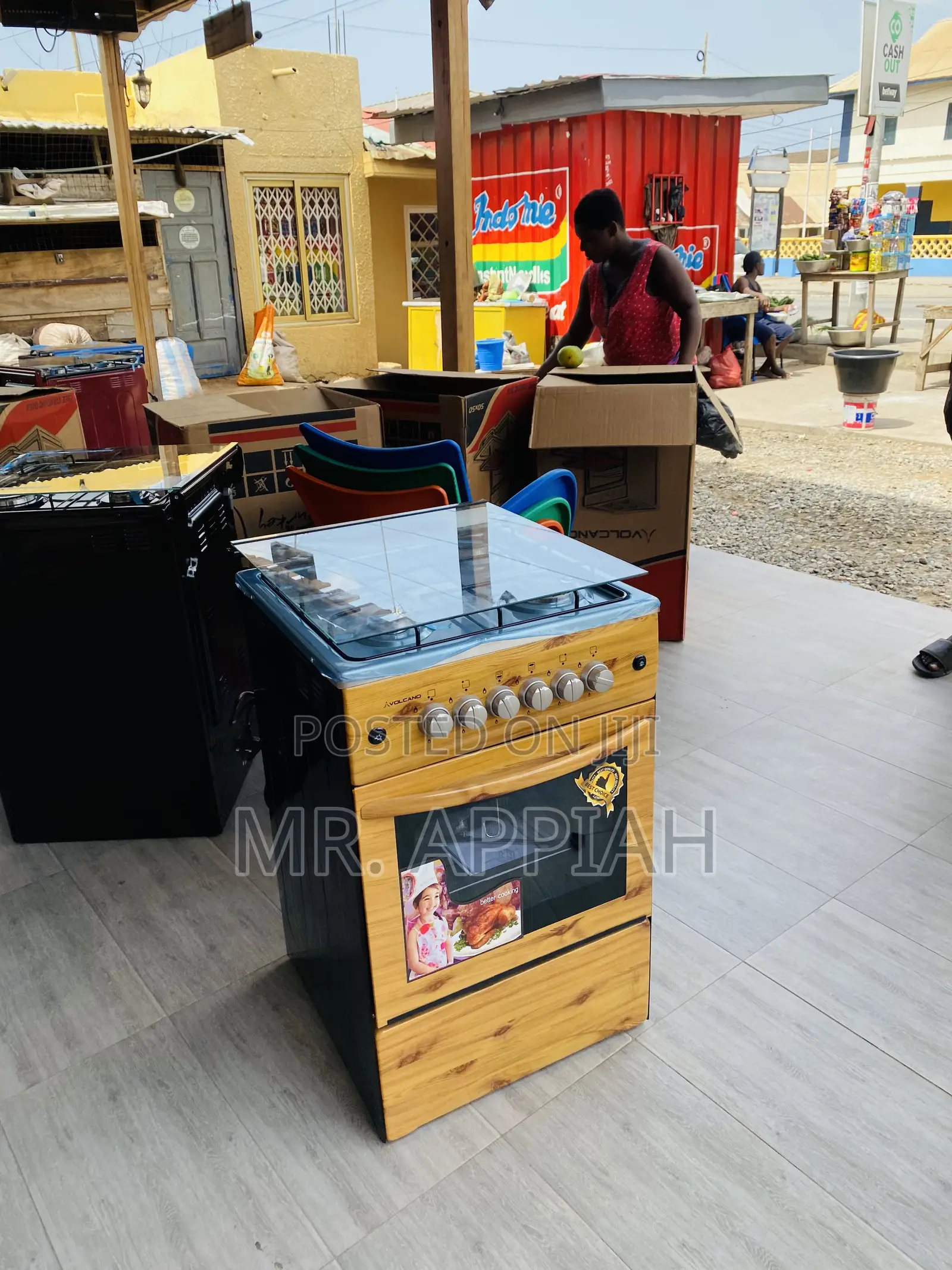 Shop Volcano Wooden 4 Gas Burner With Oven Grill.