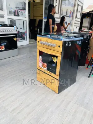 Affordable Volcano Wooden 50x50 4 Gas Burner + Oven.