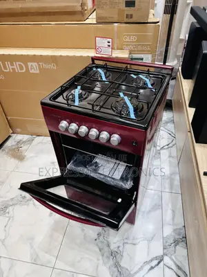 Available Now Red Stove Cooker Oven 4burner 50/50