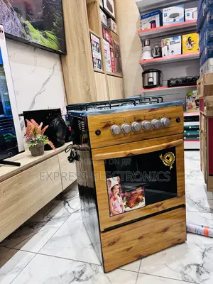 Classic Wooden Grill Rotisserie 4burner 50/50 Oven