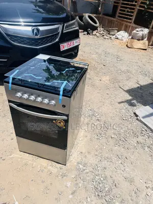 High Quality Sleek Sliver 4burner Gas 50/50