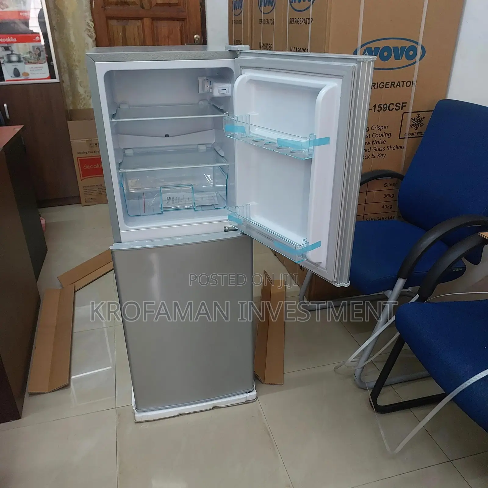 Nasco Nasd2-14fl 116l Doubledoor Bottom Freezer Refrigerator
