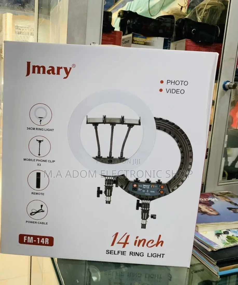 Jmary 14 Inch Photo and Video Selfie Ringlight(47cm).