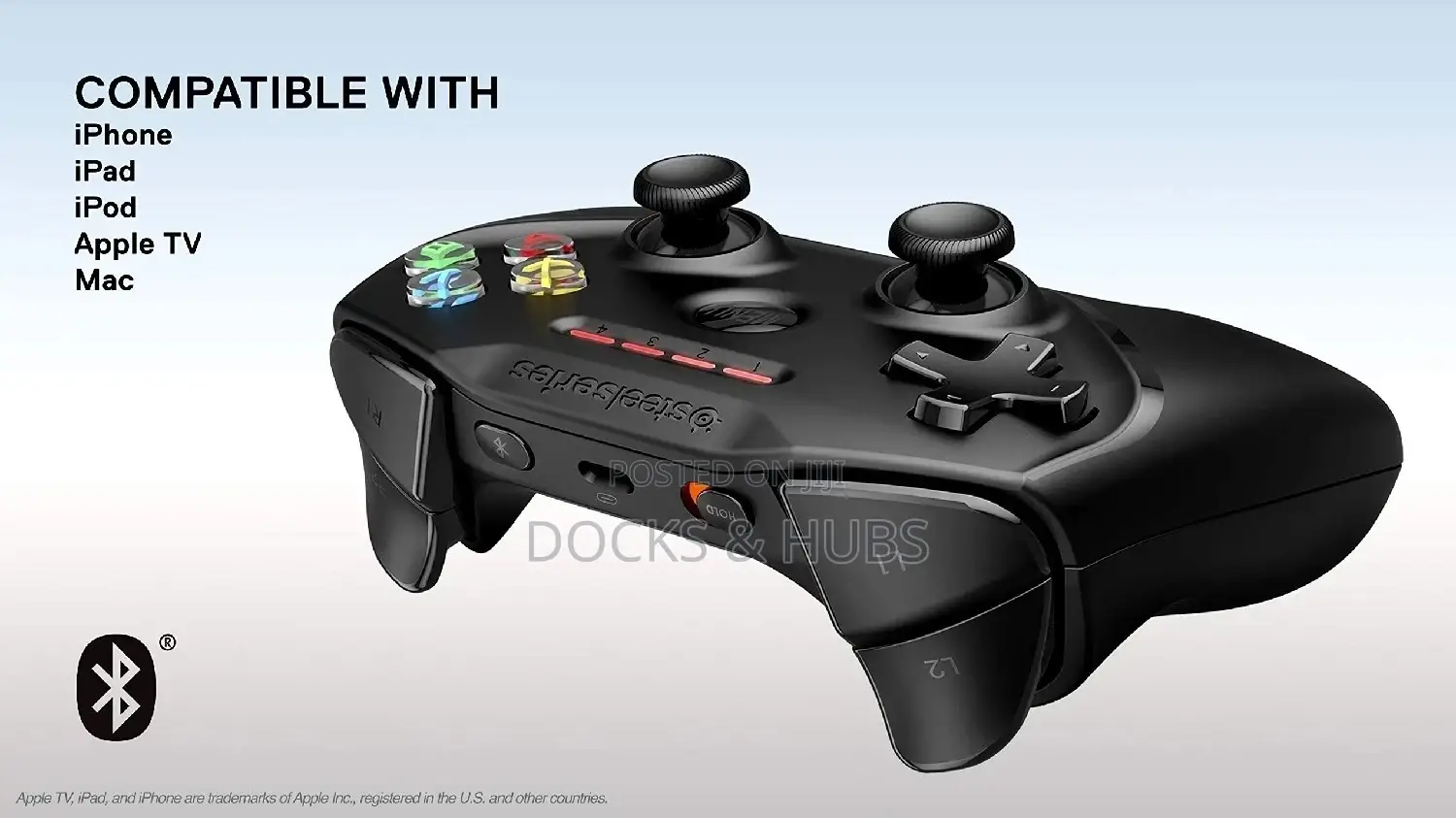 Steelseries Nimbus Bluetooth Gaming Controller - For Apple