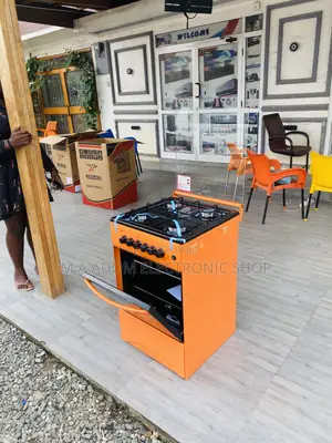 Classic Design Volcano 50x50 4 Gas Burner With Oven(Orange).