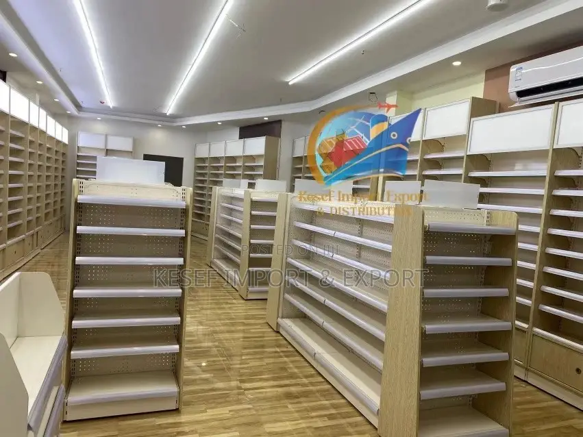 Pharmacy Shelves , Supermarkets Shelves