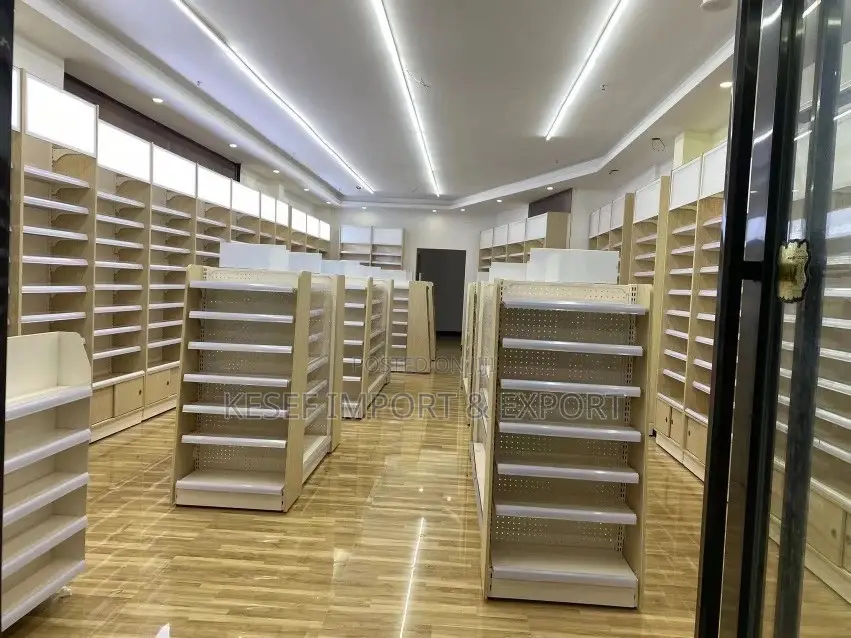 Pharmacy Shelves , Supermarkets Shelves
