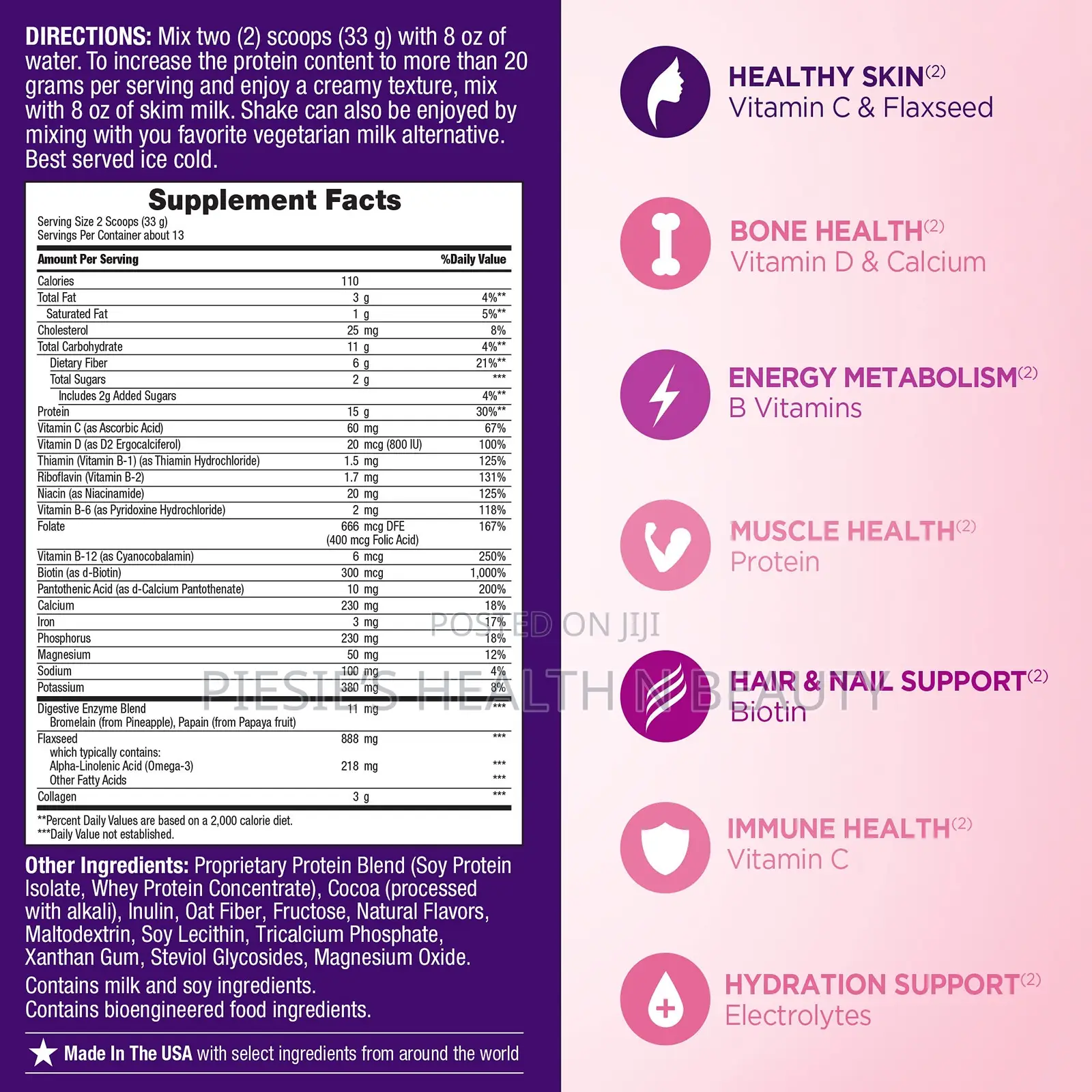 Nature’S Bounty Complete Protein Vitamin Shake Mix